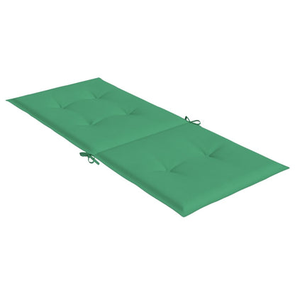 Almofadões para cadeiras altas de jardim 4 pcs tecido verde