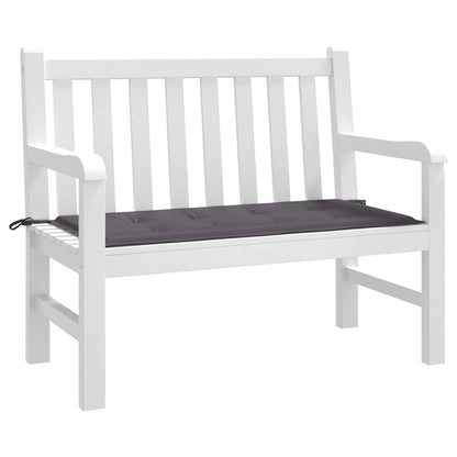 Almofadão p/ banco de jardim 120x50x4cm tecido oxford antracite