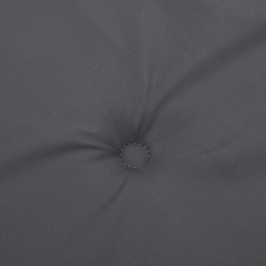 Almofadão p/ banco de jardim 120x50x4cm tecido oxford antracite