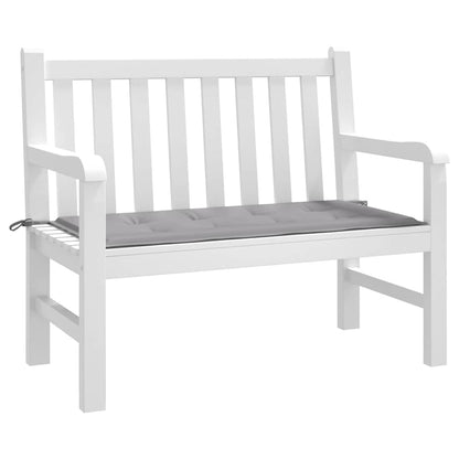 Almofadão p/ banco de jardim 100x50x4cm tecido oxford cinza