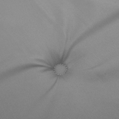 Almofadão p/ banco de jardim 100x50x4cm tecido oxford cinza