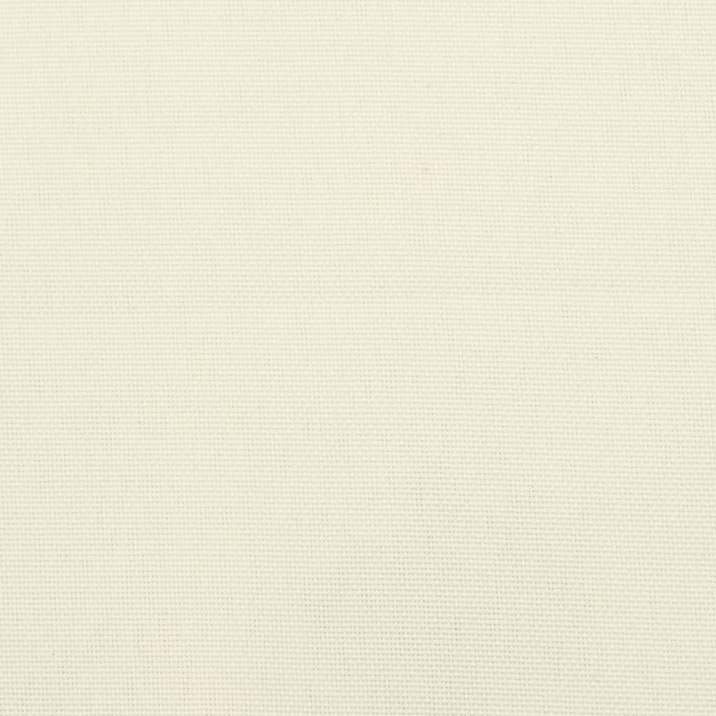 Almofadão p/ banco de jardim 120x50x3cm tecido oxford creme