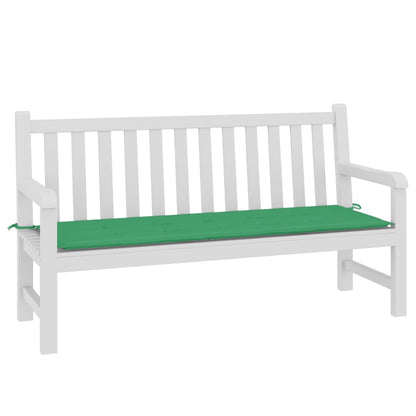 Almofadão p/ banco de jardim 150x50x3 cm tecido oxford verde