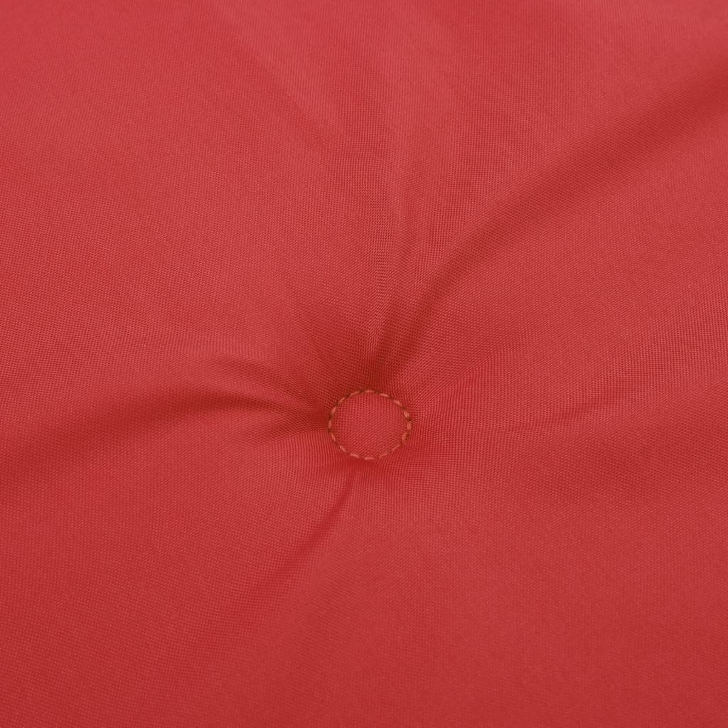 Almofadão p/ banco de jardim 150x50x3 cm tecido oxford vermelho