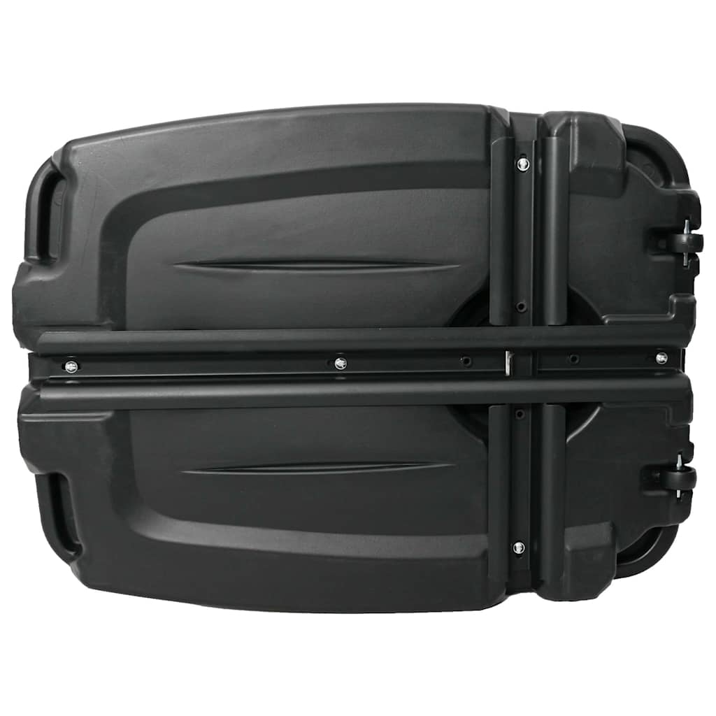 Suporte para guarda-sol de exterior preto