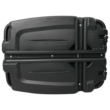 Suporte para guarda-sol de exterior preto
