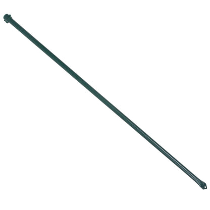 Postes de jardim 10 pcs 1 m metal verde