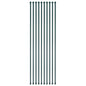 Postes de jardim 10 pcs 1,5 m metal verde