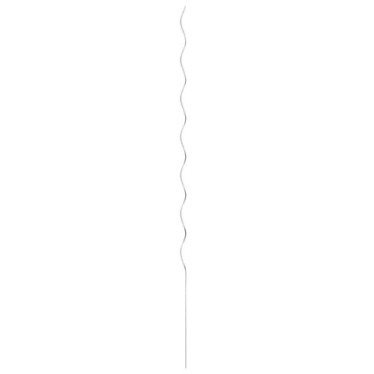 Suportes para plantas em espiral 50 pcs 170 cm aço galvanizado