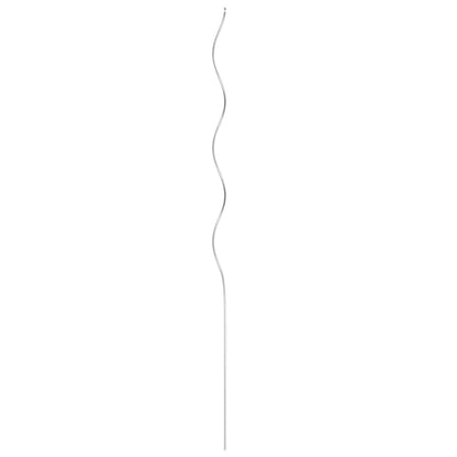 Suportes para plantas em espiral 50 pcs 110 cm aço galvanizado