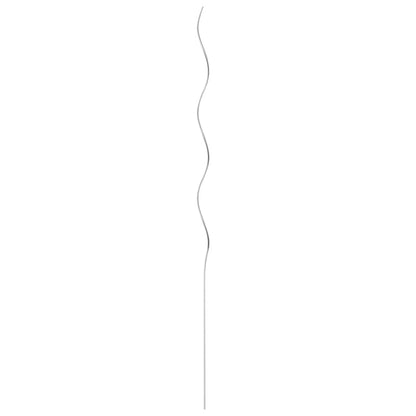 Suportes para plantas em espiral 50 pcs 110 cm aço galvanizado
