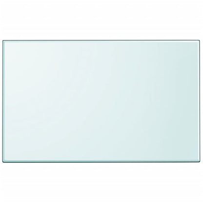 Tampo de mesa em vidro temperado, retangular, 1000x620 mm
