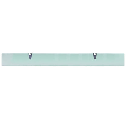 Prateleira flutuante vidro 100x10 cm 8 mm
