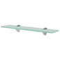 Prateleira flutuante vidro 50x20 cm 8 mm