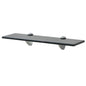 Prateleira flutuante vidro 40x20 cm 8 mm