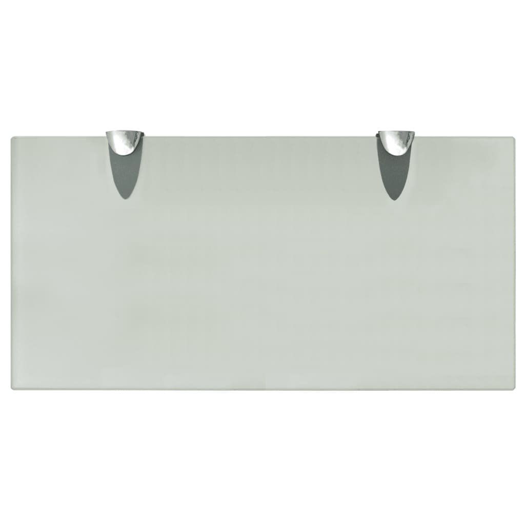 Prateleira flutuante vidro 40x20 cm 8 mm