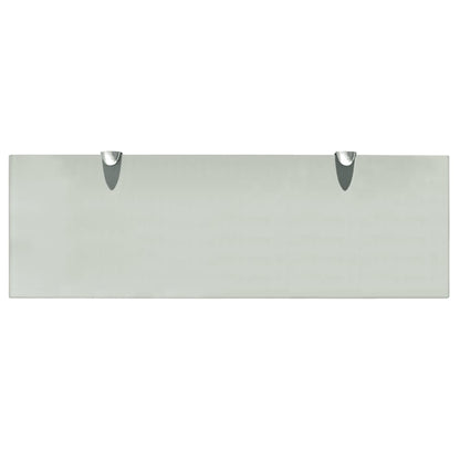 Prateleira flutuante vidro 60x20 cm 8 mm