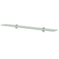 Prateleira flutuante vidro 80x20 cm 8 mm