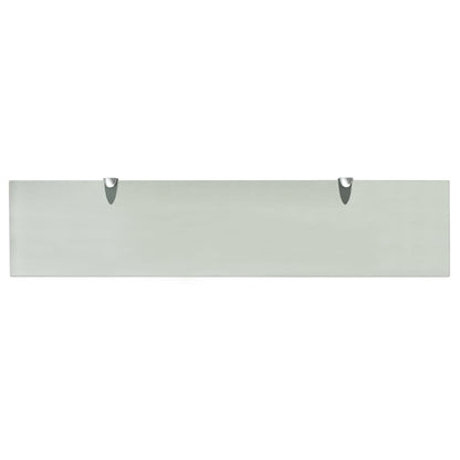 Prateleira flutuante vidro 90x20 cm 8 mm