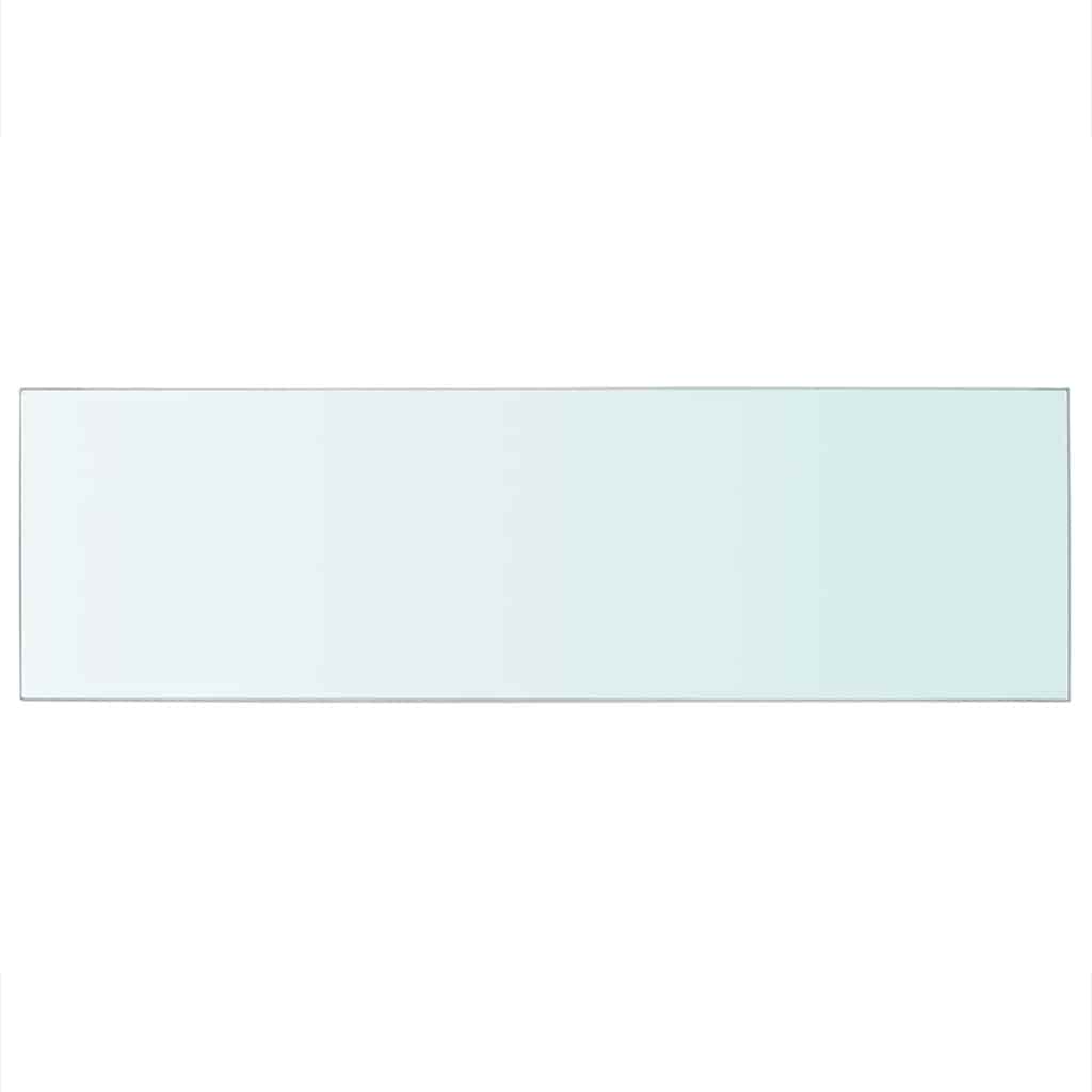 Prateleira de vidro 80x25 cm transparente