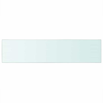 Prateleira de vidro 110x25 cm transparente