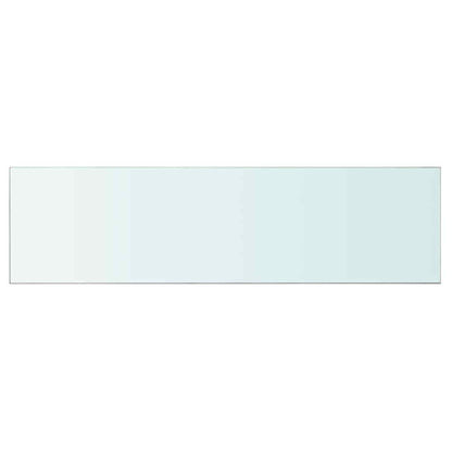 Prateleira de vidro 110x30 cm transparente