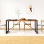 Mesa de jantar madeira reciclada maciça 180 cm
