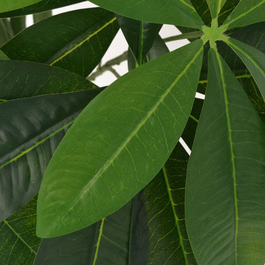 Planta árvore da sorte artificial com vaso 85 cm verde