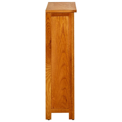 Estante com 3 prateleiras 70x22,5x82 cm madeira carvalho maciça