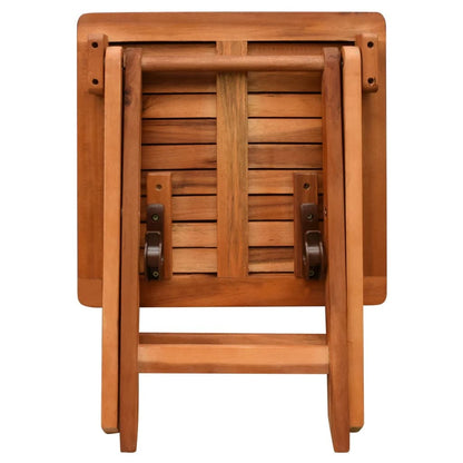Espreguiçadeiras com mesa 2 pcs madeira acácia maciça
