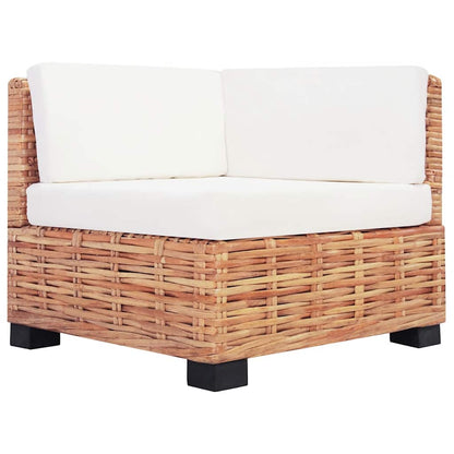 Conjunto de sofás 18 pcs vime genuíno