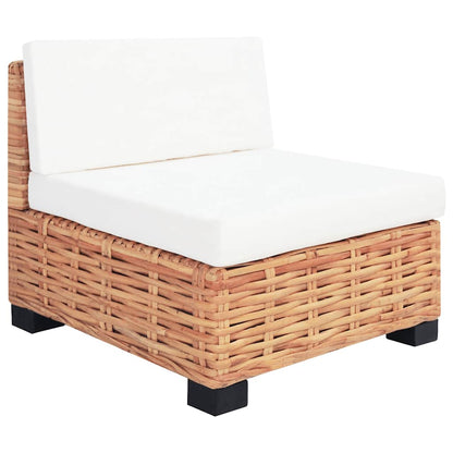 Conjunto de sofás 18 pcs vime genuíno