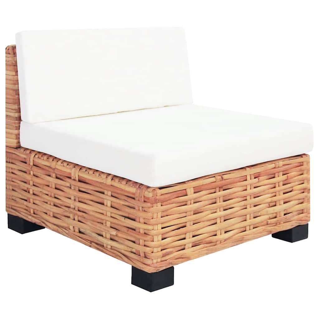 Conjunto de sofás 14 pcs vime genuíno