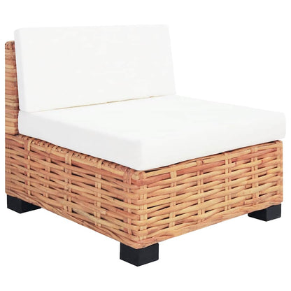 Conjunto de sofás 14 pcs vime genuíno