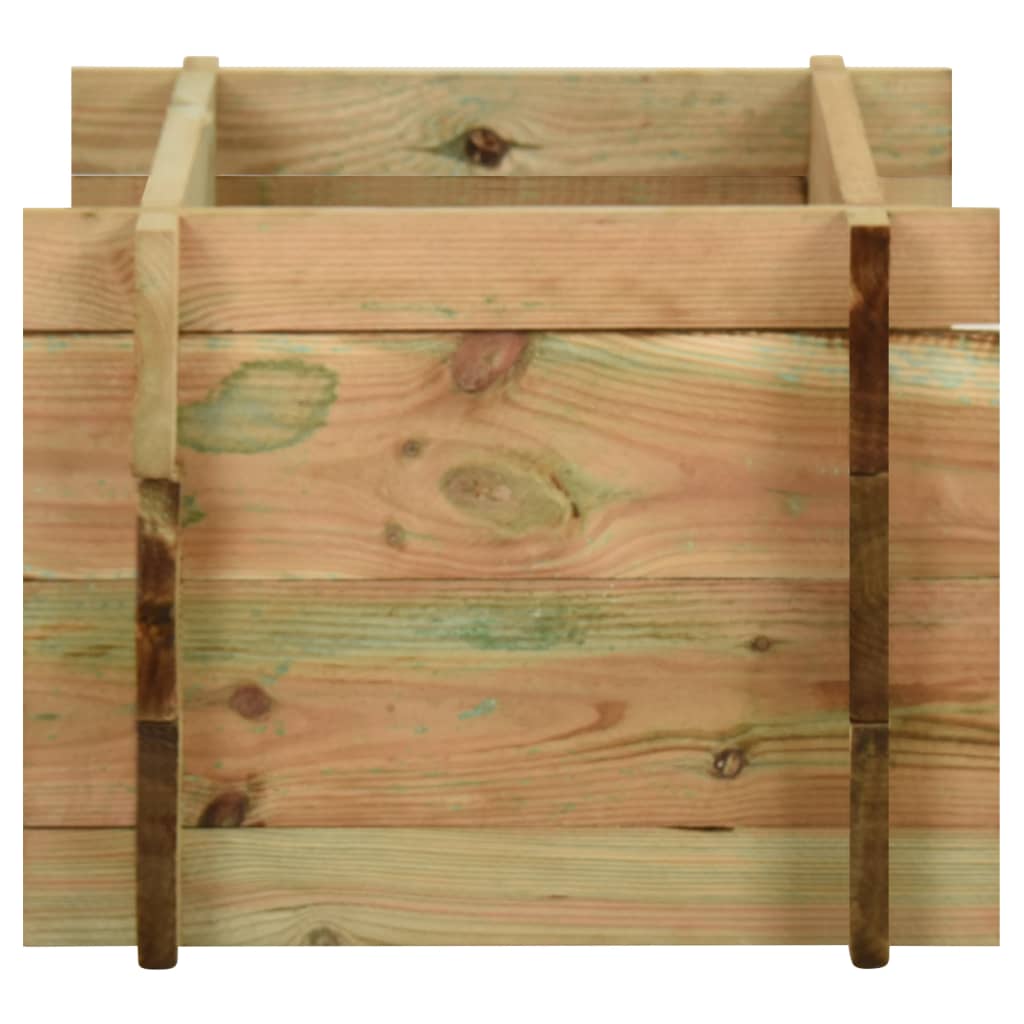 Canteiro elevado jardim 40 cm pinho impregnado