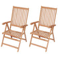 Cadeiras de jardim reclináveis 2 pcs madeira teca maciça