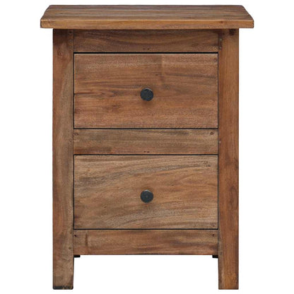 Mesa de cabeceira em madeira de mogno maciça 40x30x51 cm