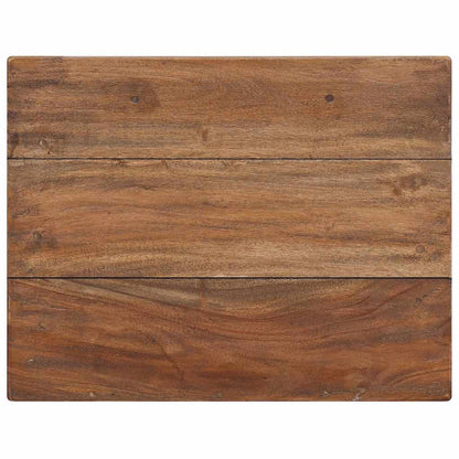 Mesa de cabeceira em madeira de mogno maciça 40x30x51 cm
