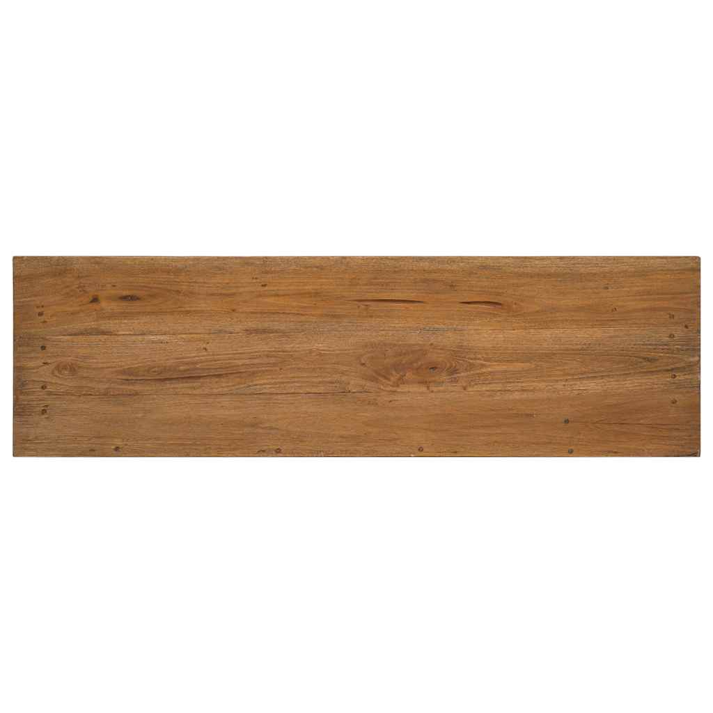 Aparador em madeira de mogno maciça 100x30x50 cm