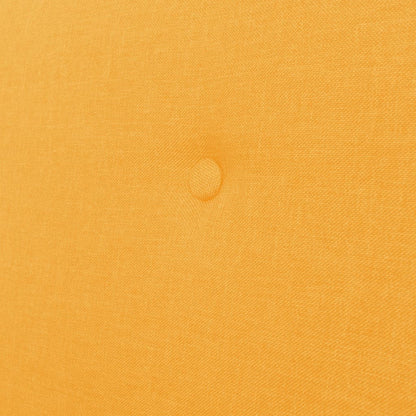 Sofá de 2 lugares tecido amarelo