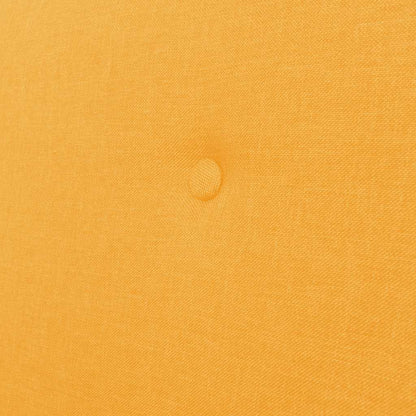 Sofá de 3 lugares tecido amarelo