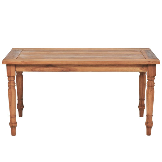 Mesa de centro Batavia em teca 90x50x45 cm