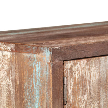 Móvel de TV vintage em madeira de acácia maciça