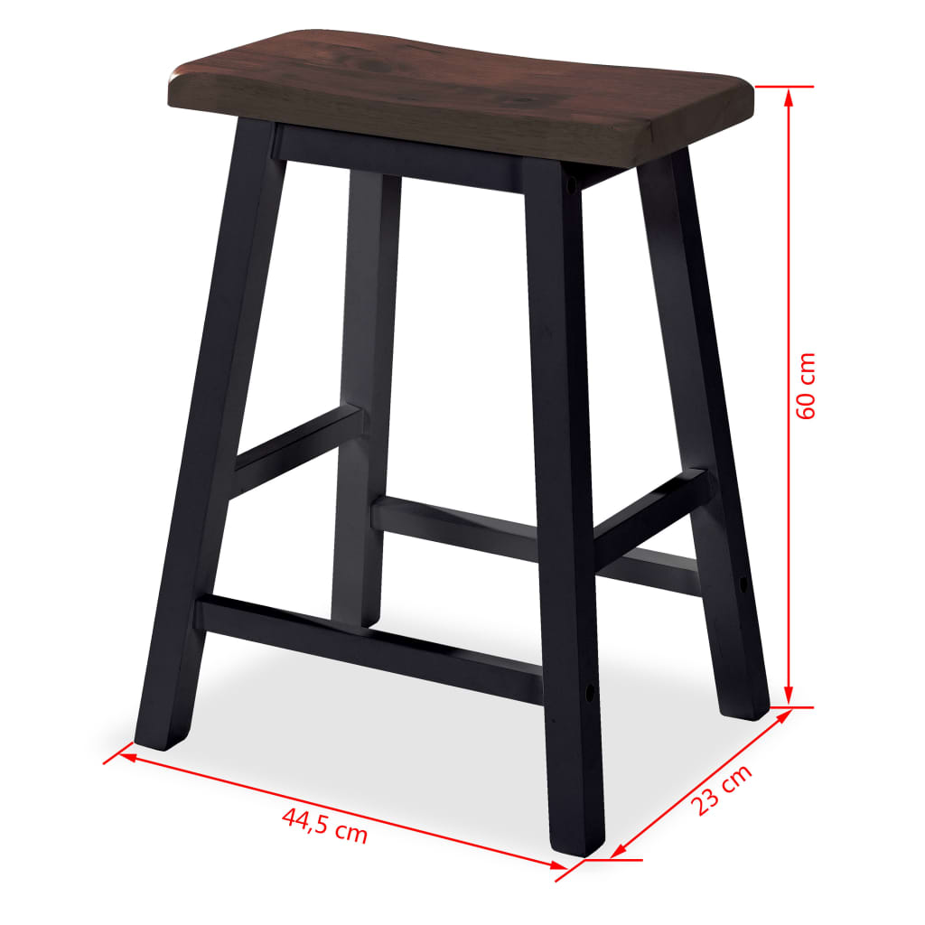 Conjunto de bar 3 pcs MDF preto