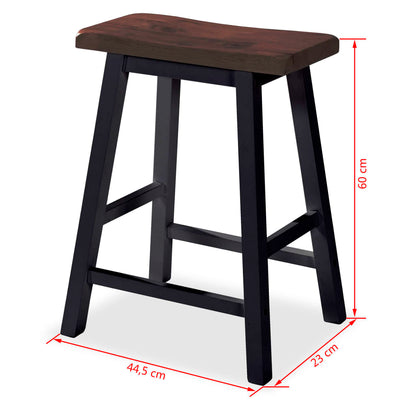 Conjunto de bar 3 pcs MDF preto