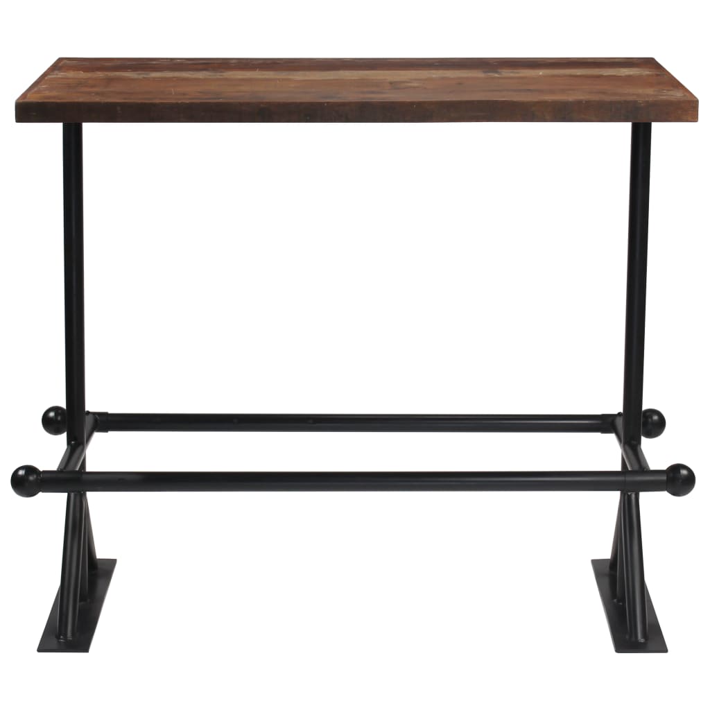 Conjunto de bar 5 pcs madeira recuperada maciça