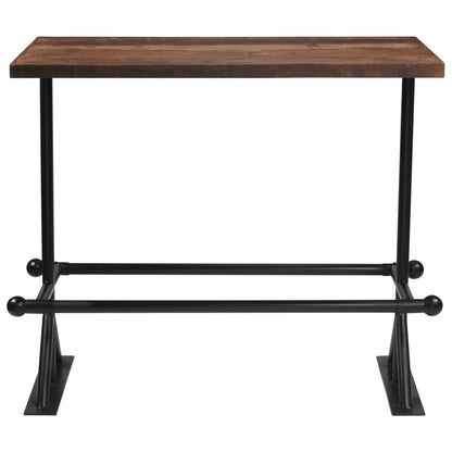 Conjunto de bar 5 pcs madeira recuperada maciça
