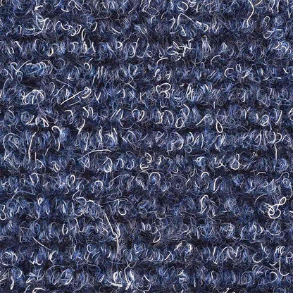 Tapetes de escada autoadesivos 15 peças 56x17x3 cm azul semicircular