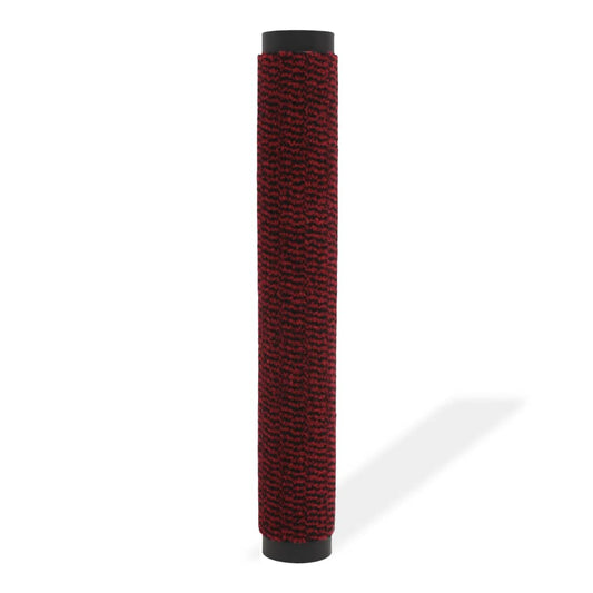 Tapete controlo de pó retangular tufado 40x60 cm vermelho