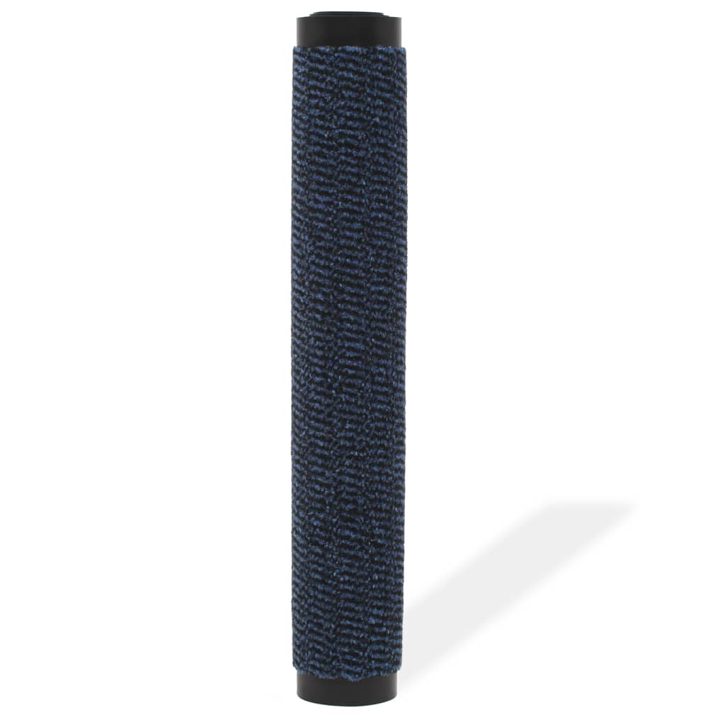 Tapete controlo de pó retangular tufado 60x90 cm azul